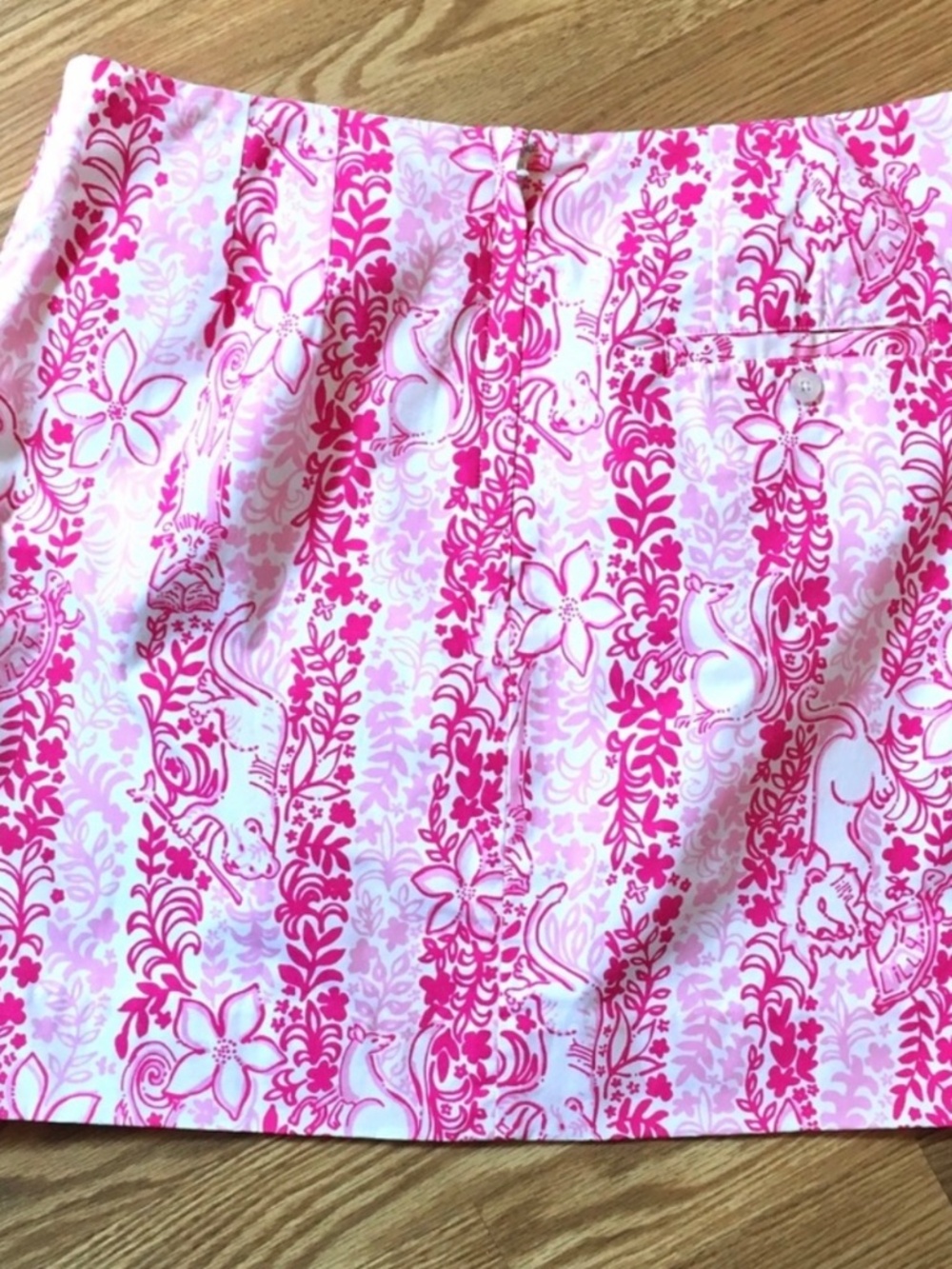 Lilly Pulitzer Pink Floral-Print Mini Skirt - Picture 2 of 5